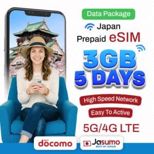 Japan eSIM 5 Day Plan – 3GB High