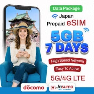 Japan eSIM 7 Day Plan – 5GB High-Speed Data