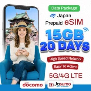 Japan eSIM 20 Day Plan – 15GB High