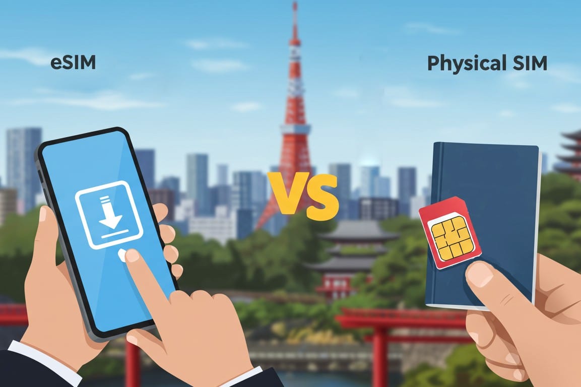 eSIM vs Physical SIM in Japan: What Every Traveler Must Know