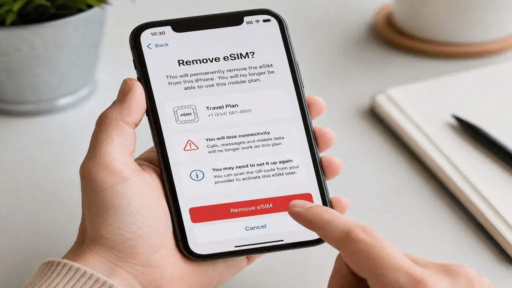 How to Delete or Remove an eSIM from Your Phone After a Japan Trip